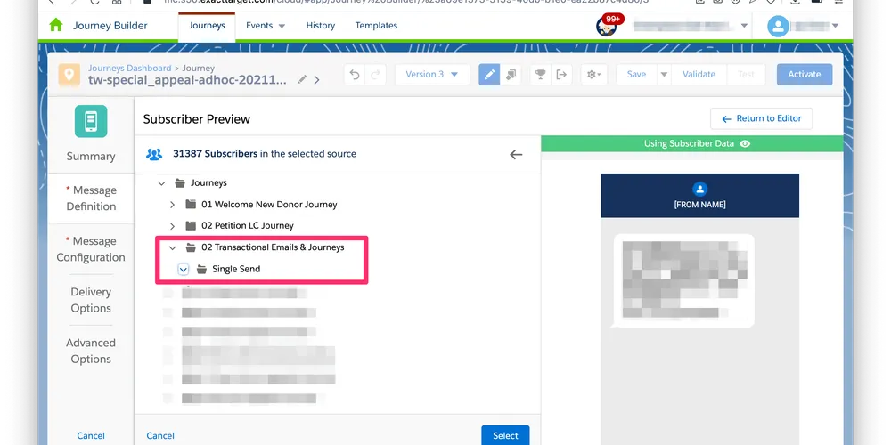 Marketing Cloud How to preview SMS?
